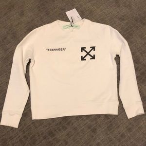 Off white Bart Simpson’s crewneck